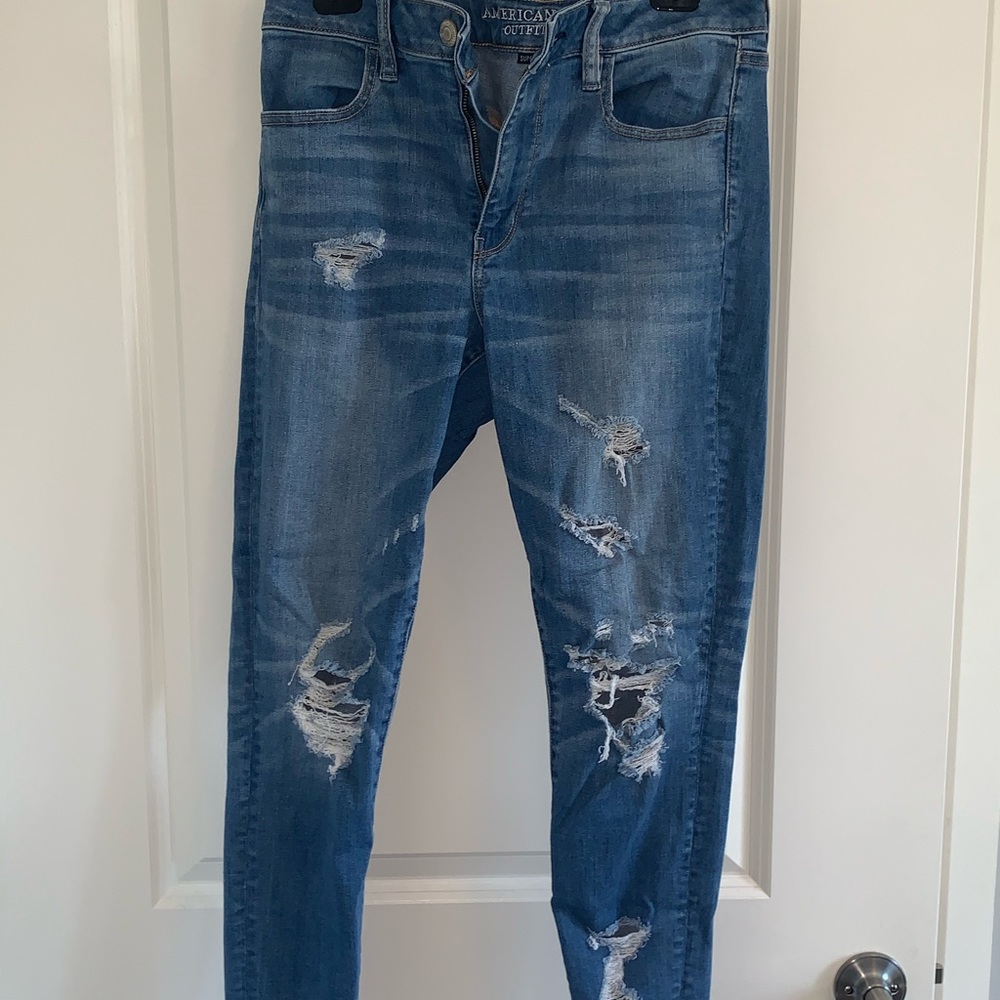 American Eagle Outfitters Denim Ripped Jeans